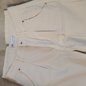 Zara Cream Women's Jeans